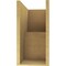 Ekena Millwork 10"W x 20"D x 20"H Classic Chapel Hill Rough Cedar Woodgrain TimberThane Corbel, Primed Tan CORUR10X20X20CHPRCPR - alternate 5
